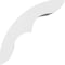 Ekena Millwork 3-in. W x 8-in. D x 8-in. H Ozark Architectural Grade PVC Knee Brace BRCP03X08X08OZK - alternate 3